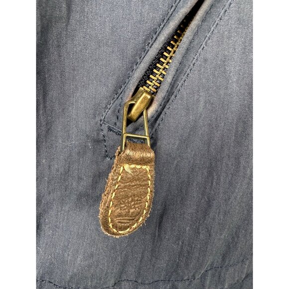 Vintage Timberland Jacket Mens Large Barn Chore Coat Blue Work Waterproof - Picture 12 of 16